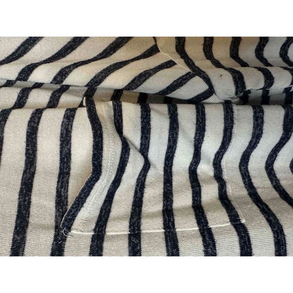 Old Navy Top Womens Size XXL Navy Blue Striped Long Sleeve Pocket Tunic - Picture 3 of 10